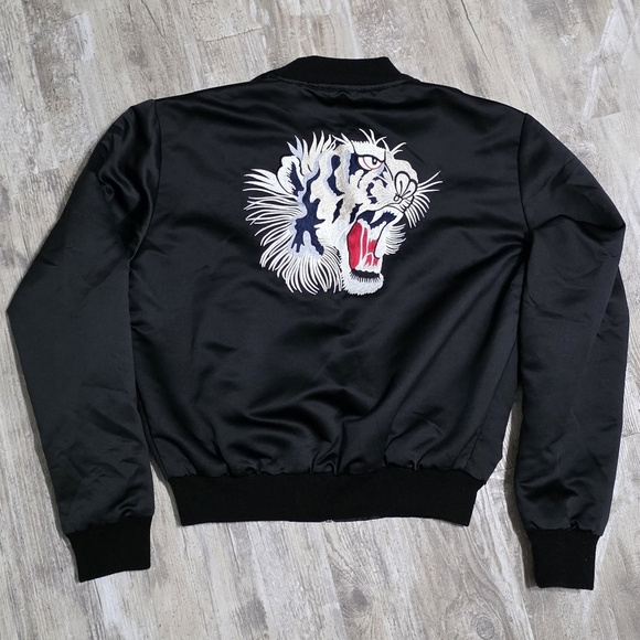 Urban Outfitters Jackets & Blazers - Urban Renewal Eurpoean Embroidered Tiger Bomber Jacket